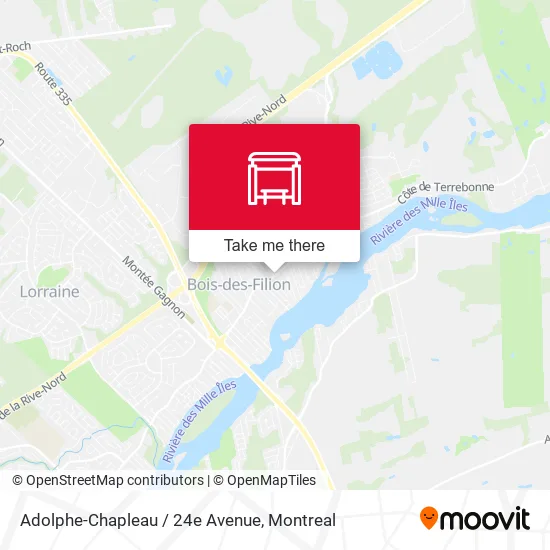 Adolphe-Chapleau / 24e Avenue map