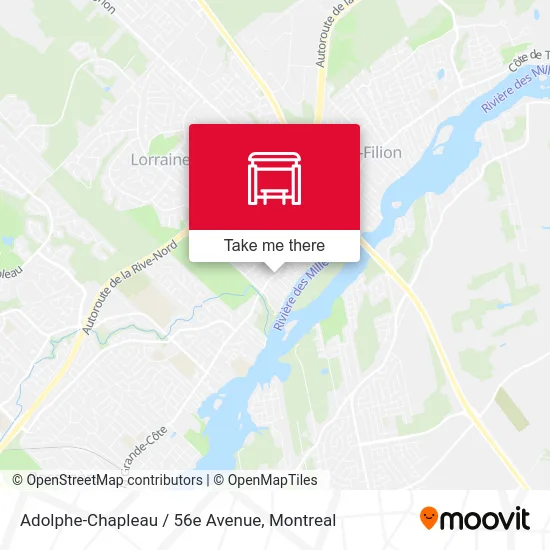 Adolphe-Chapleau / 56e Avenue map