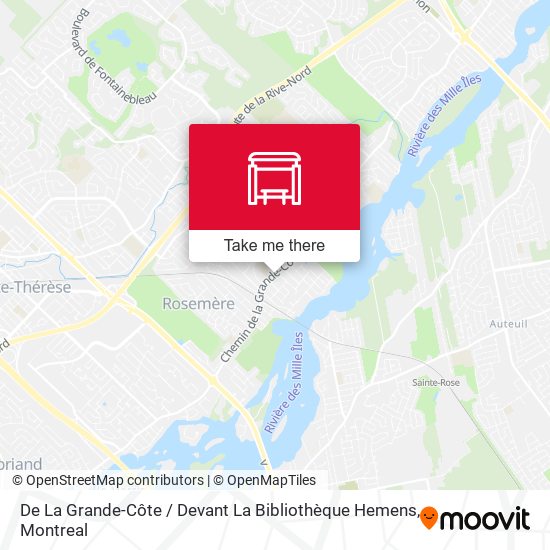 De La Grande-Côte / Devant La Bibliothèque Hemens map