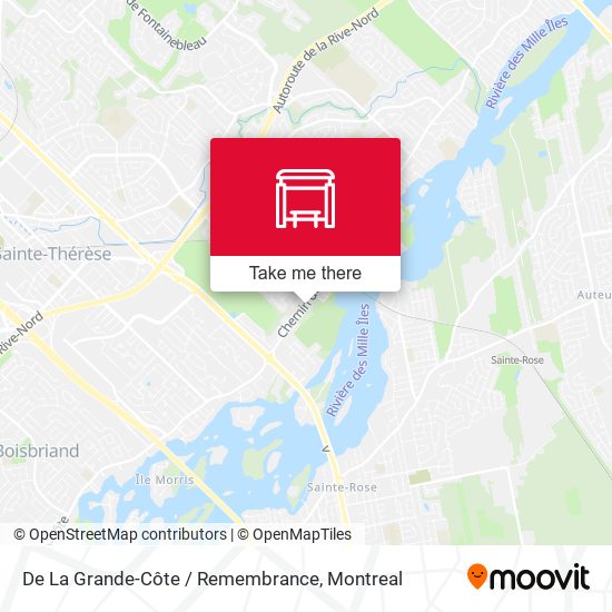 De La Grande-Côte / Remembrance map