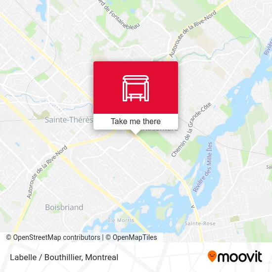 Labelle / Bouthillier map