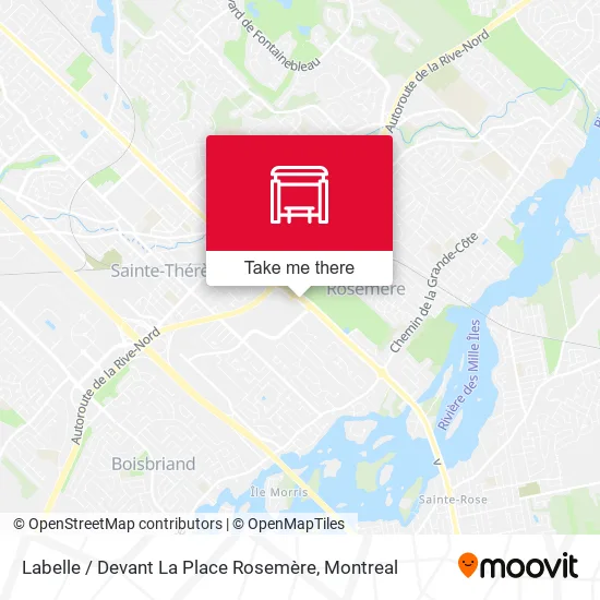 Labelle / Devant La Place Rosemère map
