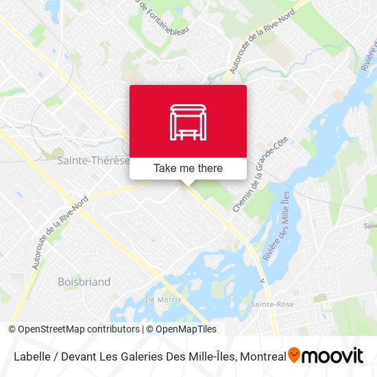 Labelle / Devant Les Galeries Des Mille-Îles map
