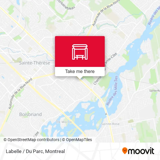 Labelle / Du Parc map
