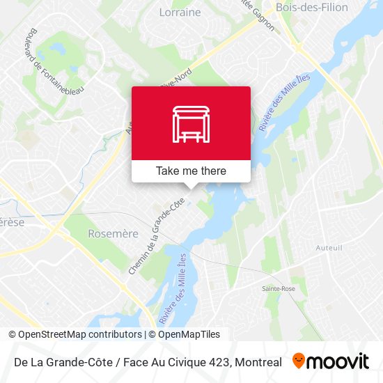 De La Grande-Côte / Face Au Civique 423 map
