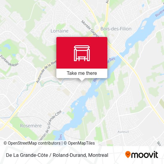 De La Grande-Côte / Roland-Durand map