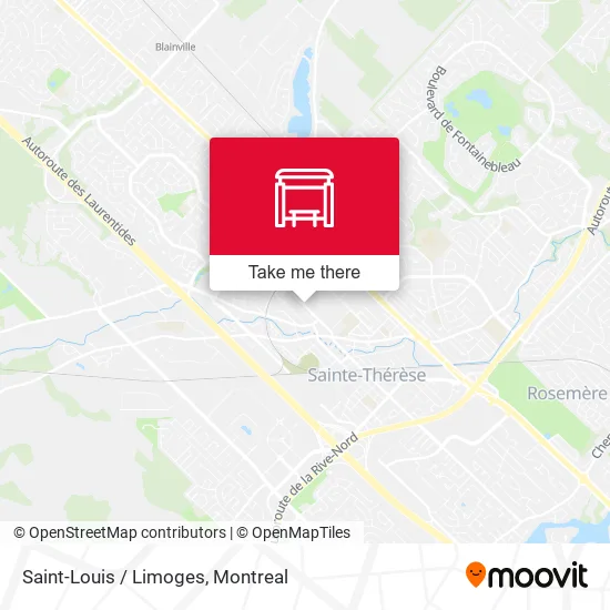 Saint-Louis / Limoges map