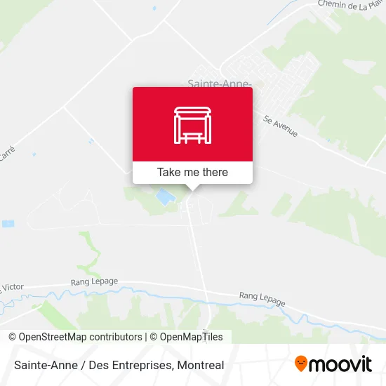 Sainte-Anne / Des Entreprises map