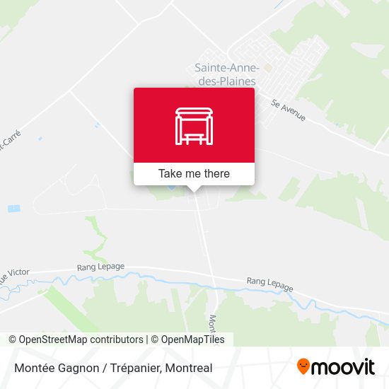 Montée Gagnon / Trépanier map