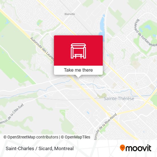 Saint-Charles / Sicard map