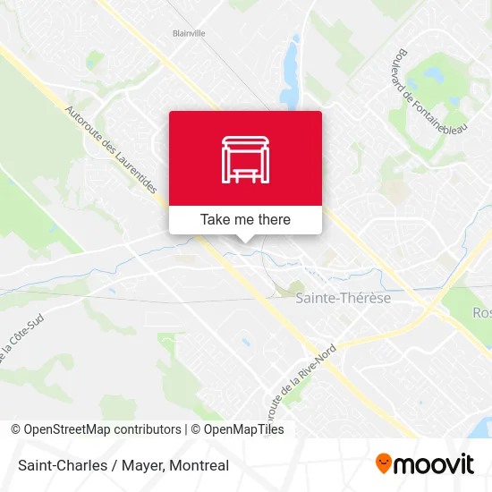 Saint-Charles / Mayer map