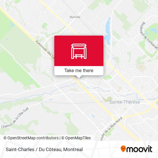 Saint-Charles / Du Côteau map