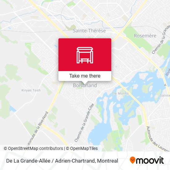De La Grande-Allée / Adrien-Chartrand map