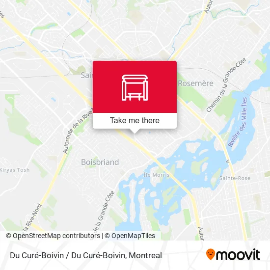 Du Curé-Boivin / Du Curé-Boivin map