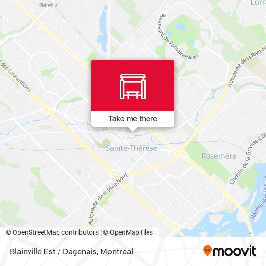 Blainville Est / Dagenais map