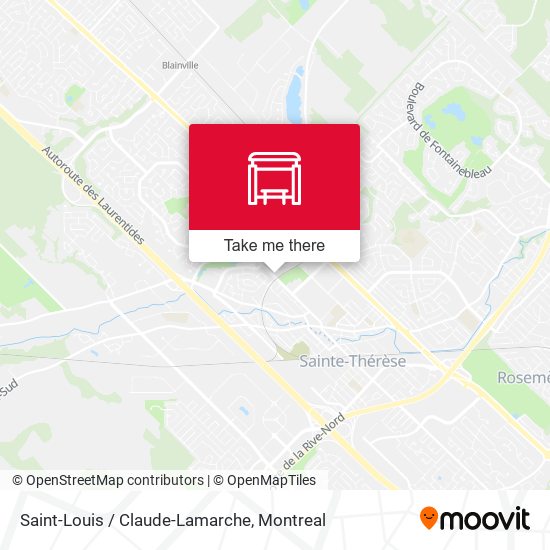 Saint-Louis / Claude-Lamarche map