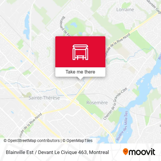 Blainville Est / Devant Le Civique 463 map