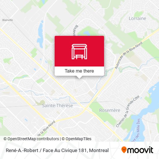 René-A.-Robert / Face Au Civique 181 map