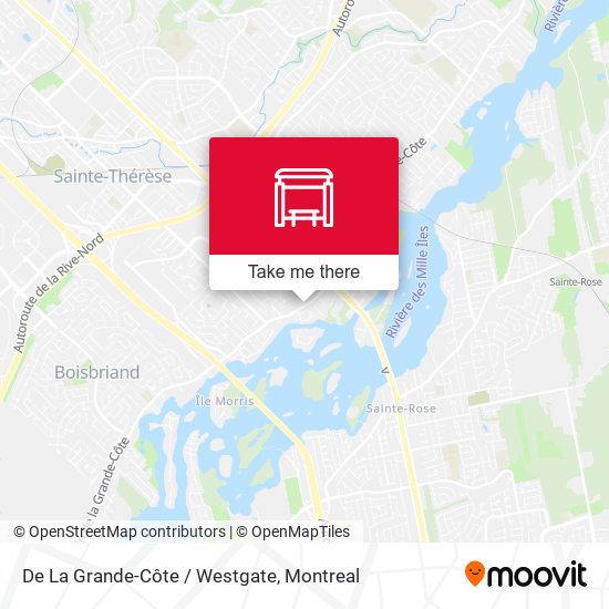 De La Grande-Côte / Westgate map