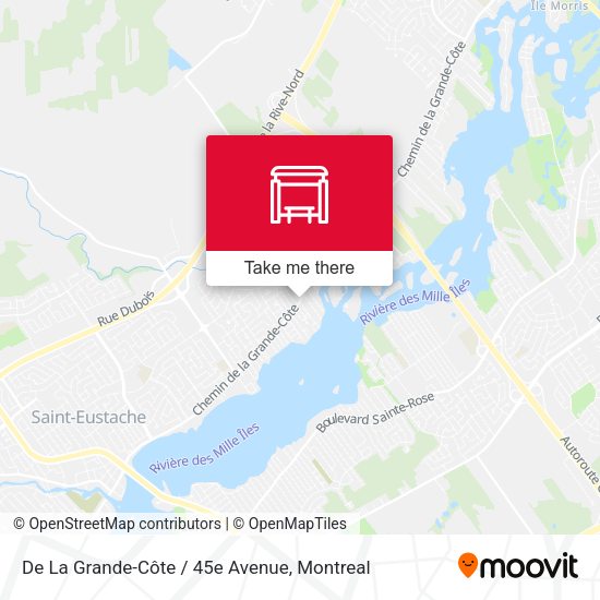 De La Grande-Côte / 45e Avenue map