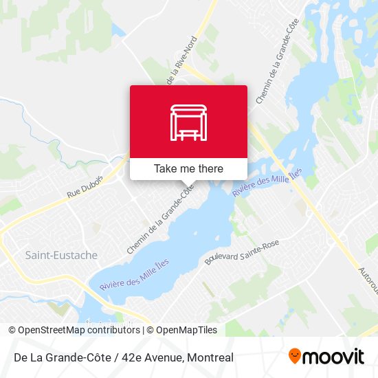 De La Grande-Côte / 42e Avenue map