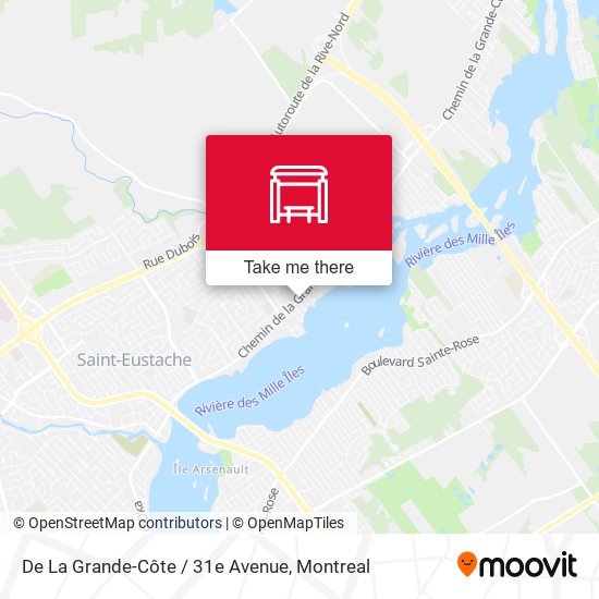 De La Grande-Côte / 31e Avenue map