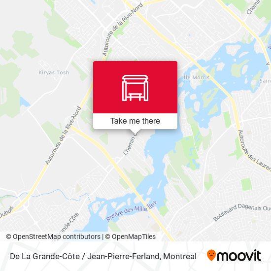 De La Grande-Côte / Jean-Pierre-Ferland map