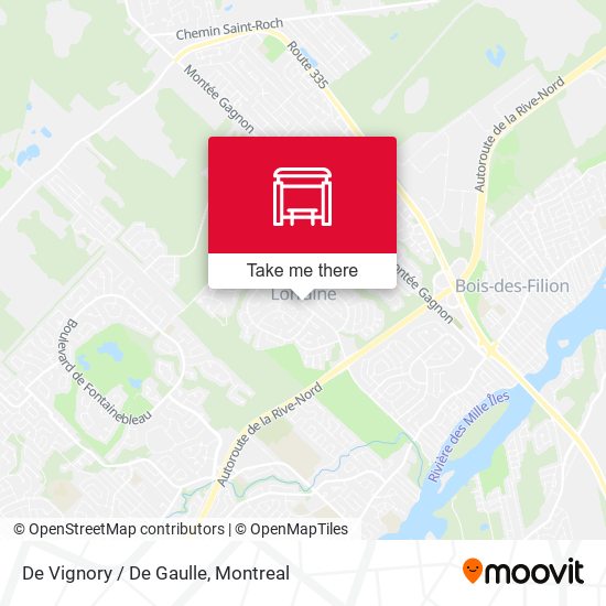 De Vignory / De Gaulle map