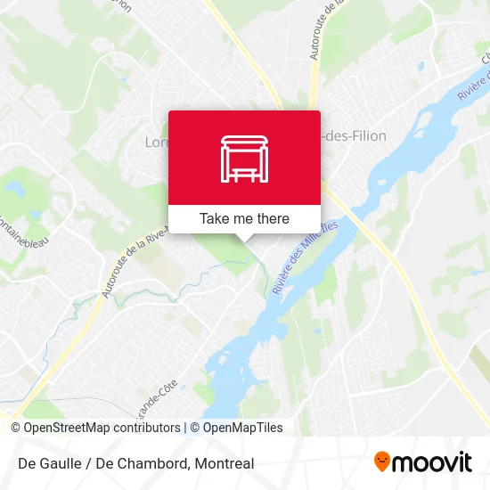 De Gaulle / De Chambord map