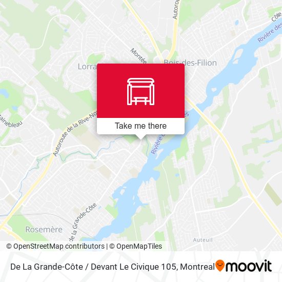 De La Grande-Côte / Devant Le Civique 105 map