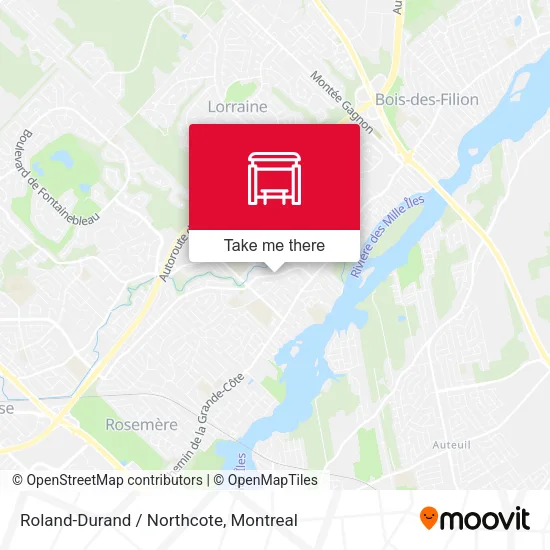 Roland-Durand / Northcote map