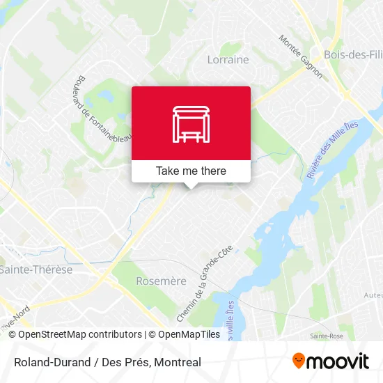 Roland-Durand / Des Prés map