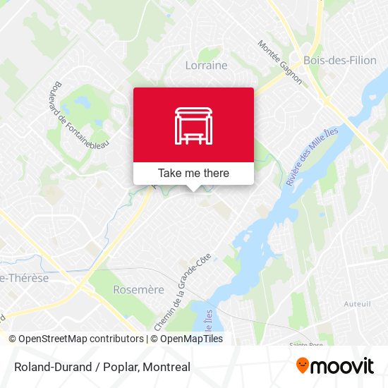 Roland-Durand / Poplar map