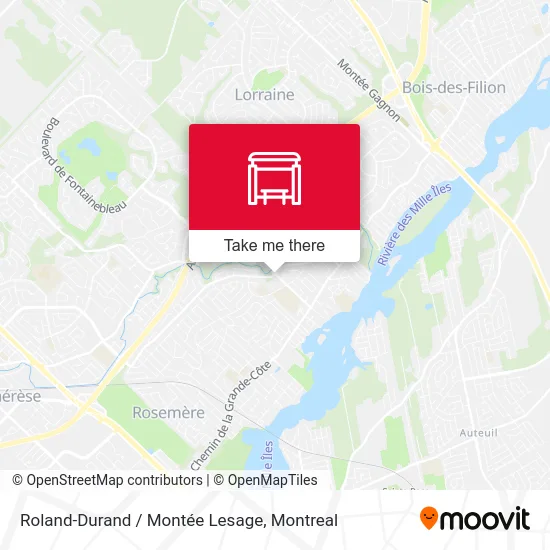 Roland-Durand / Montée Lesage map