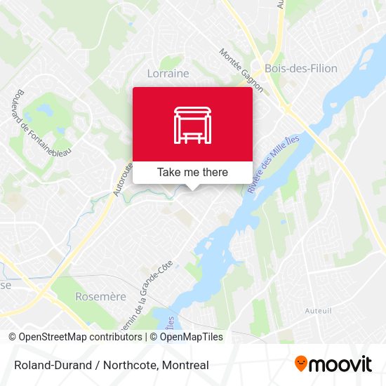 Roland-Durand / Northcote map