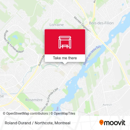 Roland-Durand / Northcote map