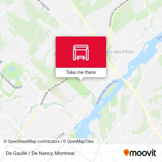 De Gaulle / De Nancy map