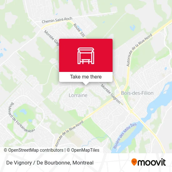 De Vignory / De Bourbonne map