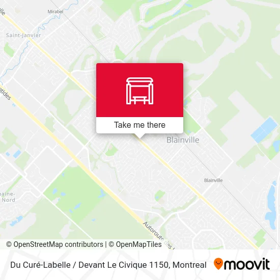 Du Curé-Labelle / Devant Le Civique 1150 map