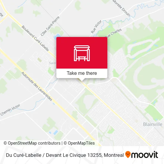 Du Curé-Labelle / Devant Le Civique 13255 map