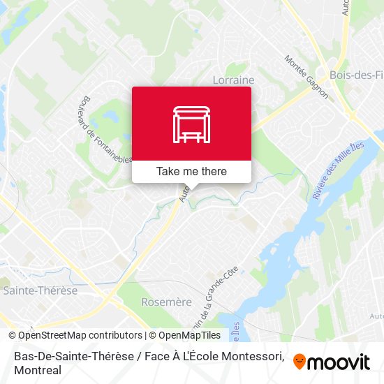 Bas-De-Sainte-Thérèse / Face À L'École Montessori map