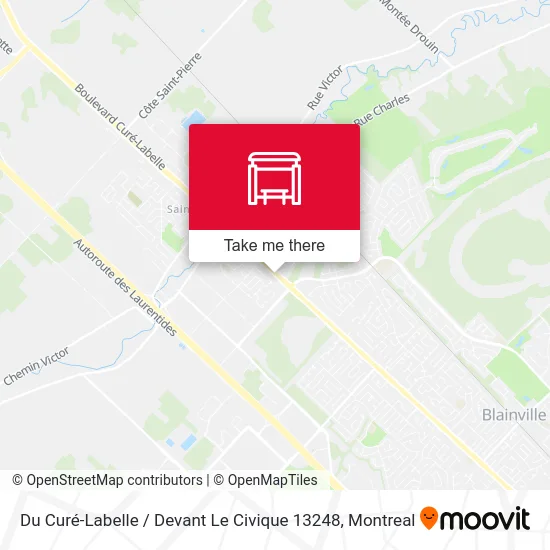 Du Curé-Labelle / Devant Le Civique 13248 map