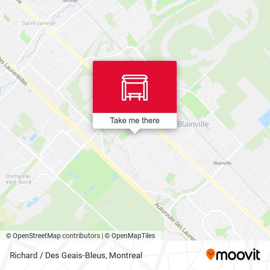 Richard / Des Geais-Bleus map
