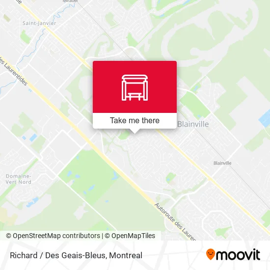 Richard / Des Geais-Bleus map
