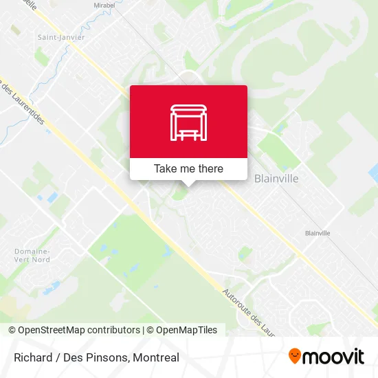 Richard / Des Pinsons map