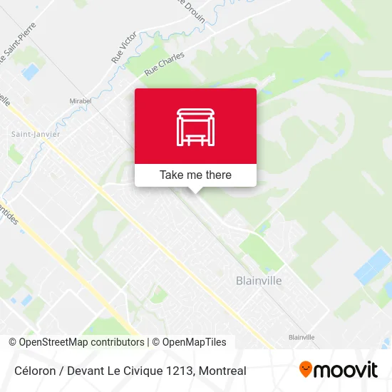 Céloron / Devant Le Civique 1213 map