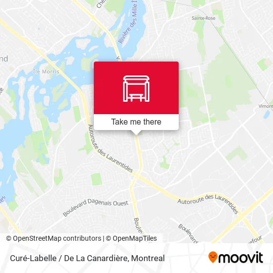 Curé-Labelle / De La Canardière map