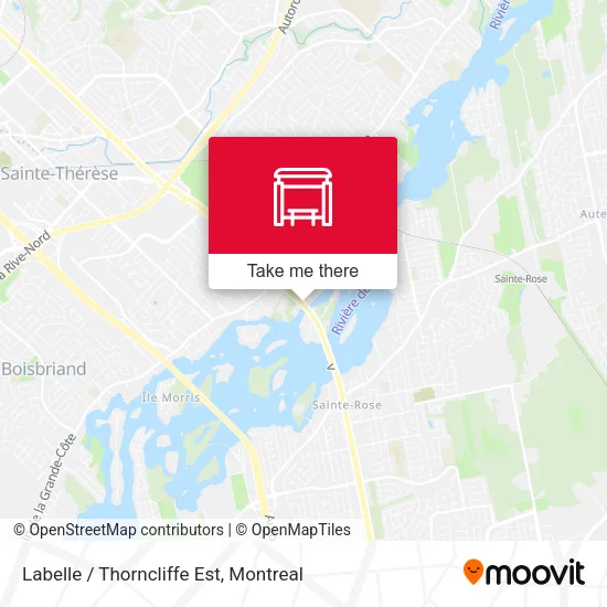 Labelle / Thorncliffe Est map