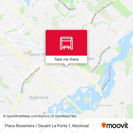 Place Rosemère / Devant La Porte 1 map