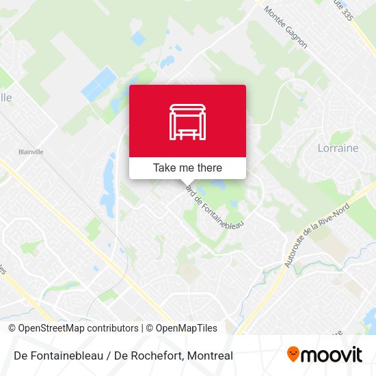 De Fontainebleau / De Rochefort map